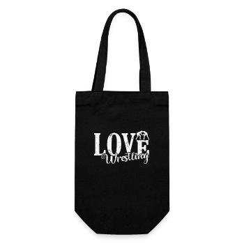 Love Wrestling Show Fight Acting - Sac à bouteille - noir - Devant