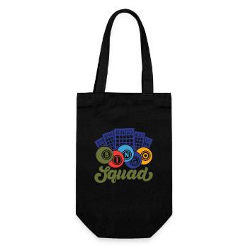 Jeu de cartes de bingo Grand-mère Joueur de bingo Cartes de bingo - Sac à bouteille - noir - Devant