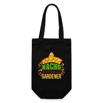Nacho Jardinier moyen Jardin drôle - Sac à bouteille - noir - Devant