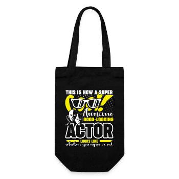 Actor Awesome Actor Looks Like - Gift Bag for Bottles - black - Front