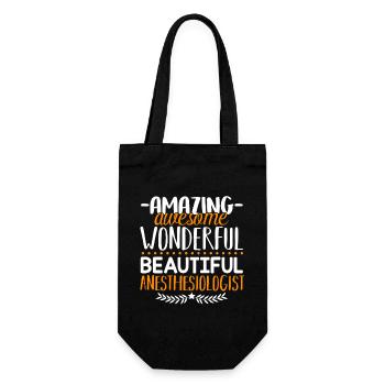 Anesthesiologist Amazing Anesthesiologist - Gift Bag for Bottles - black - Front