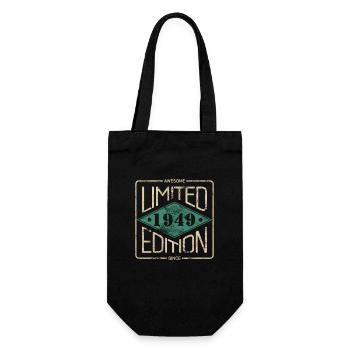 Awesome Since 1949 Retro Vintage Design - Geschenkbeutel für Flaschen - Schwarz - Vorne