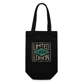Awesome Since 1950 Retro Vintage Design - Gift Bag for Bottles - black - Front