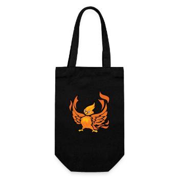 Phoenix Bird Mythical Creatures - Gift Bag for Bottles - black - Front