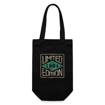 Awesome Since 1984 Retro Vintage Design - Gift Bag for Bottles - black - Front