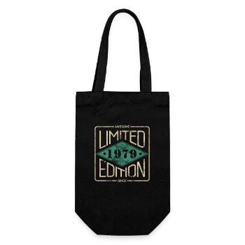 Awesome Since 1979 Retro Vintage Design - Gift Bag for Bottles - black - Front