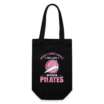 Les mots ne peuvent pas transmettre l’amour que j’ai pour le Pilates - Sac à bouteille - noir - Devant