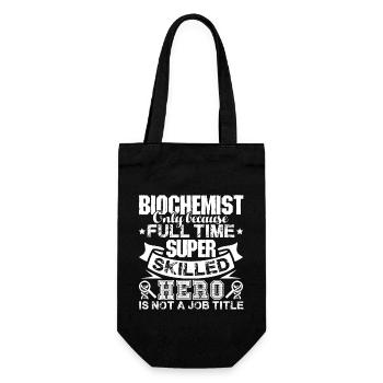 Biochemist Biochemist Job Title - Gift Bag for Bottles - black - Front