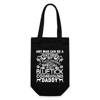 Proud Bluetick Coonhound Daddy - Gift Bag for Bottles - black - Front
