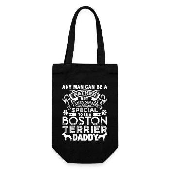 Proud Boston Terrier Daddy - Gift Bag for Bottles - black - Front
