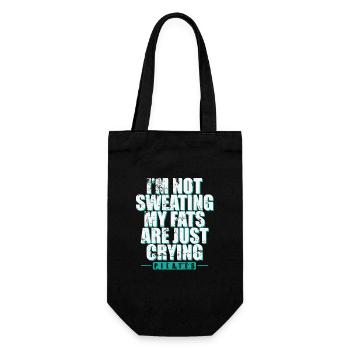 Je ne transpire pas mes graisses ne sont que des pleurs Pilates - Sac à bouteille - noir - Devant
