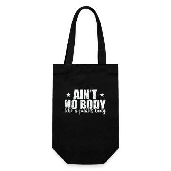 Ain't no Body like a Pilates Body Powerhouse - Gift Bag for Bottles - black - Front