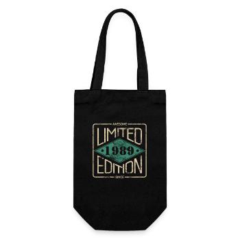 Awesome Since 1989 Retro Vintage Design - Gift Bag for Bottles - black - Front