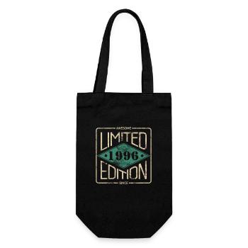 Awesome Since 1996 Retro Vintage Design - Geschenkbeutel für Flaschen - Schwarz - Vorne