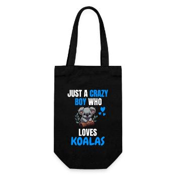 Crazy Boy Australie Animal Gift Koala - Sac à bouteille - noir - Devant