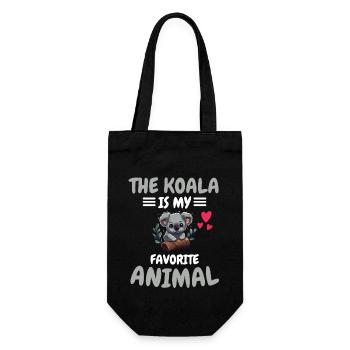 Favorite Animal Australia Zoo Animal Gift Koala - Gift Bag for Bottles - black - Front