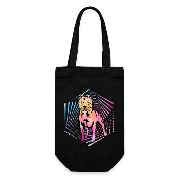 Pitbull Rétro - Sac à bouteille - noir - Devant