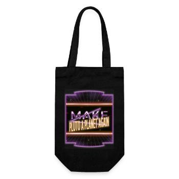 quote funny birthday present space ship astronomy - Gift Bag for Bottles - black - Front