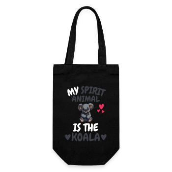 My Spiritual Animal Gift Australia Koala - Gift Bag for Bottles - black - Front