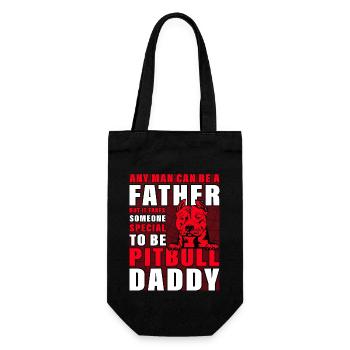 Pitbull Père Papa - Sac à bouteille - noir - Devant