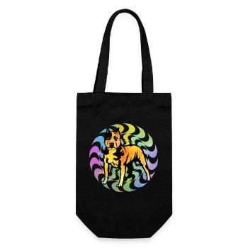 Pitbull Rétro - Sac à bouteille - noir - Devant