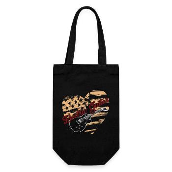 Electric Guitar Electric Guitar Flag - Gift Bag for Bottles - black - Front