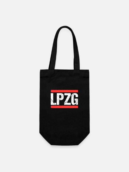 Leipzigerin Leipziger Leipzig - Geschenkbeutel für Flaschen - Schwarz
