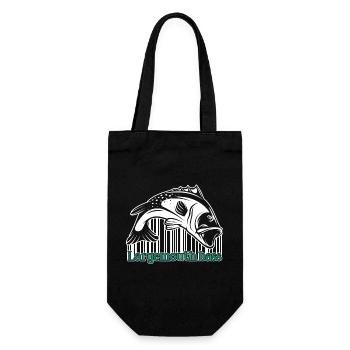Largemouth Bass Largemouth Bass Vintage - Gift Bag for Bottles - black - Front