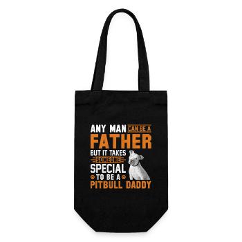 Pitbull Daddy Father - Gift Bag for Bottles - black - Front