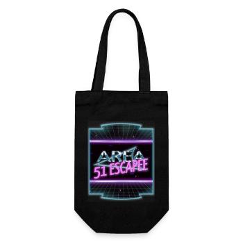 anal probe present idea funny quote - Geschenkbeutel für Flaschen - Schwarz - Vorne