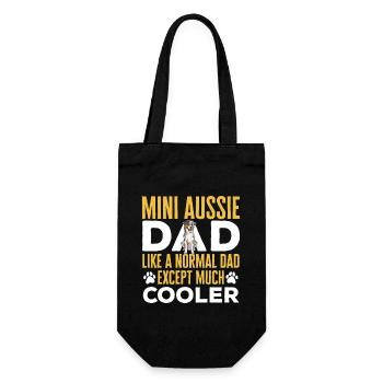 Miniature Australian Shepherd - Gift Bag for Bottles - black - Front