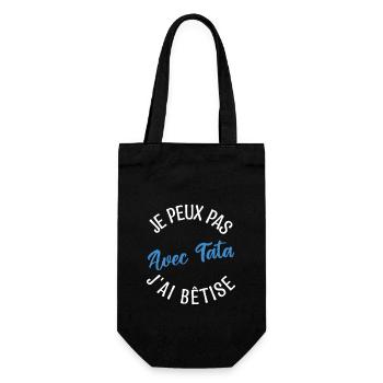 Cadeau Tata. cadeau tante. ma tata préféré. - Sac à bouteille - noir - Devant