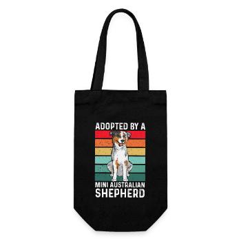 Miniature Australian Shepherd - Gift Bag for Bottles - black - Front