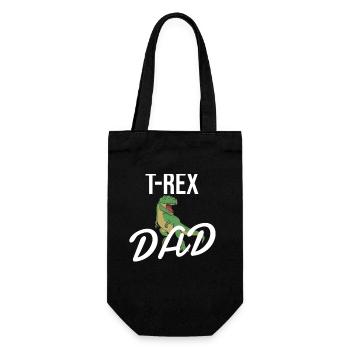 T-Rex DAD das originelle Shirt für Saurier Fan´s - Geschenkbeutel für Flaschen - Schwarz - Vorne