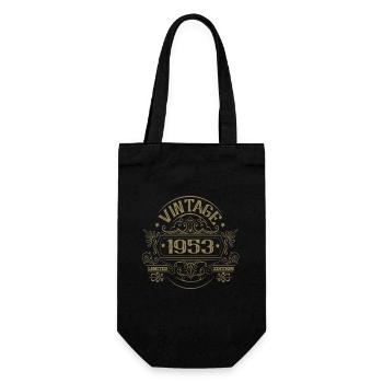 Dictons d’anniversaire vintage 1953 - Sac à bouteille - noir - Devant