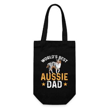 Miniature Australian Shepherd - Gift Bag for Bottles - black - Front