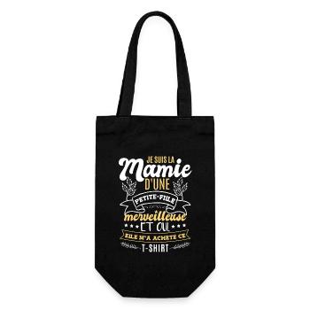 Je Suis La Mamie D'Une Petite-Fille - Sac à bouteille - noir - Devant