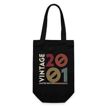 20ème anniversaire Millésime 2001 Légendaire depuis 2001 - Sac à bouteille - noir - Devant