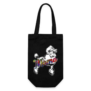 Poodle Poodle Mama - Gift Bag for Bottles - black - Front