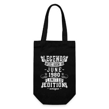 Anniversaire Juin 1980 Edition Limitée Millésime - Sac à bouteille - noir - Devant
