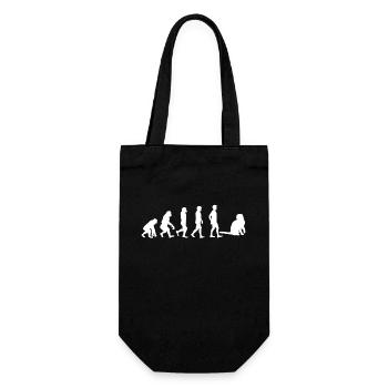 Scottish Fold Scottish Fold Evolution - Gift Bag for Bottles - black - Front