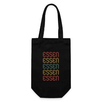 Essenerin Essener Essen - Geschenkbeutel für Flaschen - Schwarz - Vorne