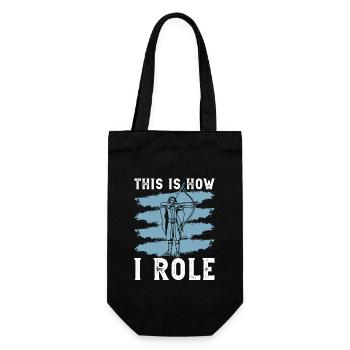 Rpg-rollenspiele Und Larping - Geschenkbeutel für Flaschen - Schwarz - Vorne