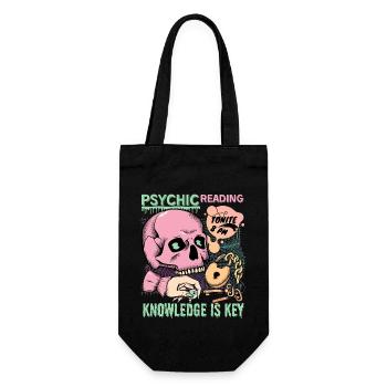 Fortune tellers, occultism, palmistry, tarot cards - Gift Bag for Bottles - black - Front