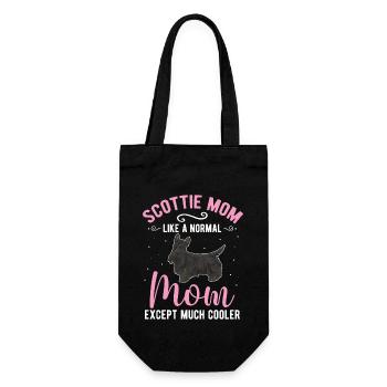Scottish Terrier Scottie Dog - Gift Bag for Bottles - black - Front