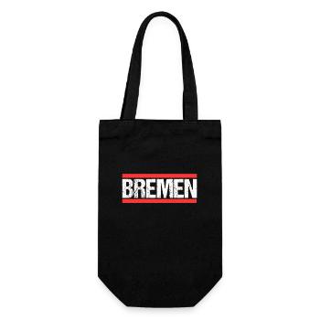 Bremerin Bremer Bremen - Geschenkbeutel für Flaschen - Schwarz - Vorne