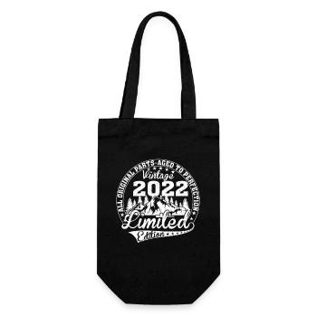 Vintage Légendaire depuis 2022 Anniversaire - Sac à bouteille - noir - Devant
