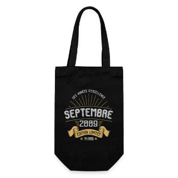Septembre 2009 Original Idée Cadeau Anniversaire - Sac à bouteille - noir - Devant