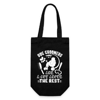 Dog Groomer Dog Groomers Are A Cut Above The Rest - Gift Bag for Bottles - black - Front