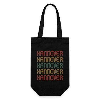 Hannoveranerin Hannoveraner Hannover - Geschenkbeutel für Flaschen - Schwarz - Vorne